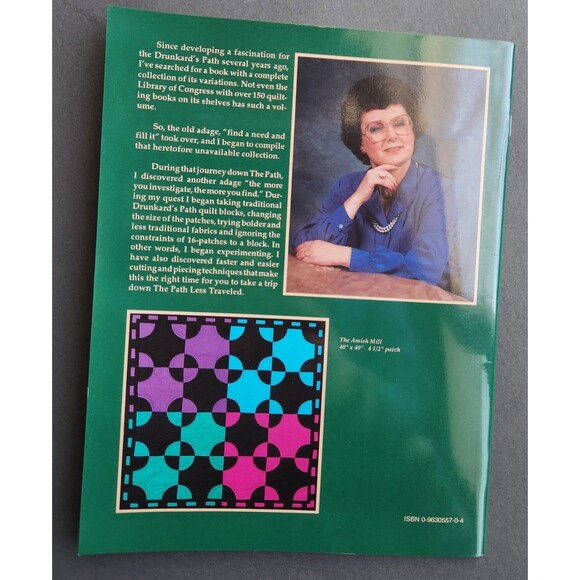 Drunkards Path Quilt The Path Less Traveled Book By Betty Kiser + Pattern - Picture 15 of 16
